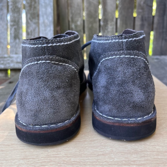 John Varvatos Star USA Gray Suede Lace Up Chukka Boots Sz 10 - Picture 6 of 12